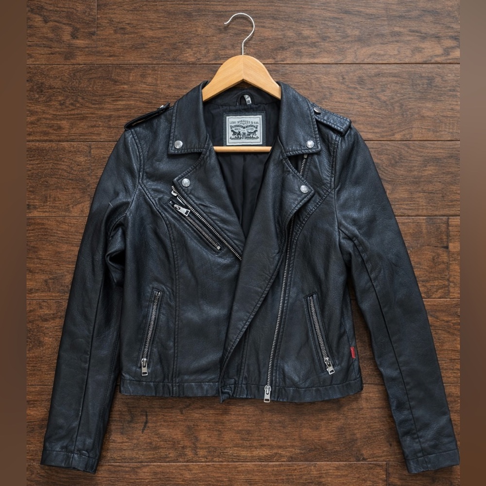 Women’s Levi's Black Leather Jacket
